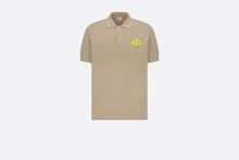 Load image into Gallery viewer, CD Icon Polo Shirt • Beige Cotton Piqué
