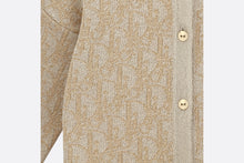 Load image into Gallery viewer, Baby Cardigan • Metallic Gold-Tone Dior Oblique Knit-Blend Jacquard
