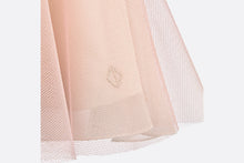 Load image into Gallery viewer, Baby Flared Dress • Metallic Pale Pink Tulle

