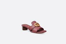 Load image into Gallery viewer, 30 Montaigne Heeled Slide • Terracotta Red Calfskin
