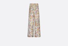 Load image into Gallery viewer, Pants • White Silk Twill with Multicolor Dior 4 Saisons Été Motif
