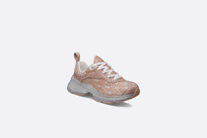 Dior Vibe Sneaker • Nude Dior Oblique Technical Fabric and Transparent Rubber