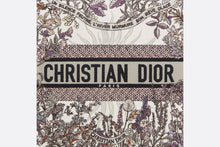 Load image into Gallery viewer, Medium Dior Book Tote • Ecru Multicolor Dior 4 Saisons Hiver Soleil Embroidery (36 x 27.5 x 16.5 cm)
