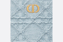 Load image into Gallery viewer, Medium 30 Montaigne Pouch • Celestial Blue Cannage Raffia
