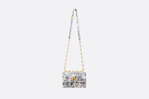 Miss Caro Mini Bag • White Multicolor Dior 4 Saisons Hiver Printed Calfskin