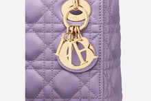 Load image into Gallery viewer, Mini Lady Dior Bag • Lilac Cannage Lambskin
