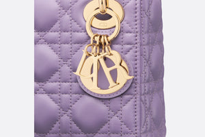 Mini Lady Dior Bag • Lilac Cannage Lambskin