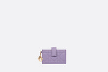 Load image into Gallery viewer, Lady Dior Gusset Card Holder • Lilac Cannage Lambskin
