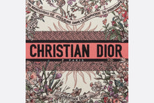 Load image into Gallery viewer, Medium Dior Book Tote • Ecru Multicolor Dior 4 Saisons Printemps Soleil Embroidery (36 x 27.5 x 16.5 cm)
