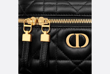 Load image into Gallery viewer, Dior Caro Mini Vanity Case • Black Macrocannage Lambskin
