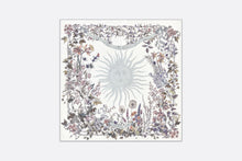Load image into Gallery viewer, Dior 4 Saisons Hiver Soleil 90 Square Scarf • Ecru Multicolor Silk Twill
