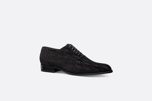 Dior Timeless Oxford Shoe • Black Dior Oblique Velvet