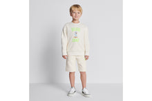 Load image into Gallery viewer, Kid&#39;s Bobby Track Shorts • Beige Cotton Fleece
