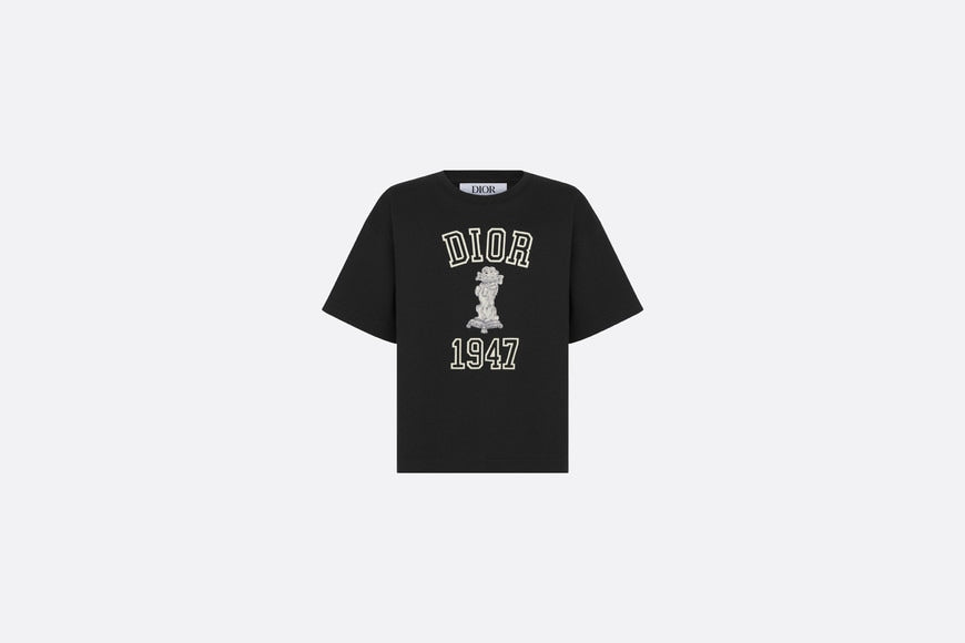 Kid's Bobby T-Shirt • Black Cotton Jersey