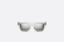 Load image into Gallery viewer, CD Diamond S8I • Crystal-Tone and Silver-Finish Rectangular Sunglasses
