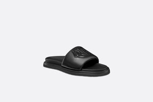 Dior Aqua Sandal • Black Quilted Smooth Calfskin