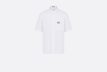 Load image into Gallery viewer, Dior Charm Short-Sleeved Shirt • White Cotton Poplin
