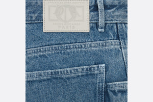 Cannage Carpenter Bermuda Shorts • Blue Cotton Twill