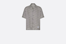 Load image into Gallery viewer, Cannage Short-Sleeved Shirt • Gray Silk Twill
