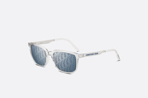 DiorTag SU • Crystal-Tone Rectangular Sunglasses