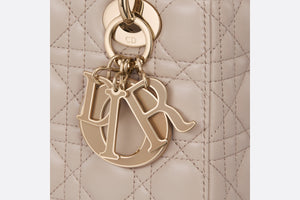Small Lady Dior Bag • Two-Tone Biscuit and Trench Beige Cannage Lambskin