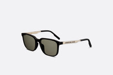 Load image into Gallery viewer, DiorTag SU • Black Rectangular Sunglasses
