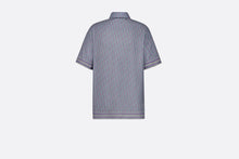 Load image into Gallery viewer, Dior Oblique Short-Sleeved Shirt • Blue Silk Twill
