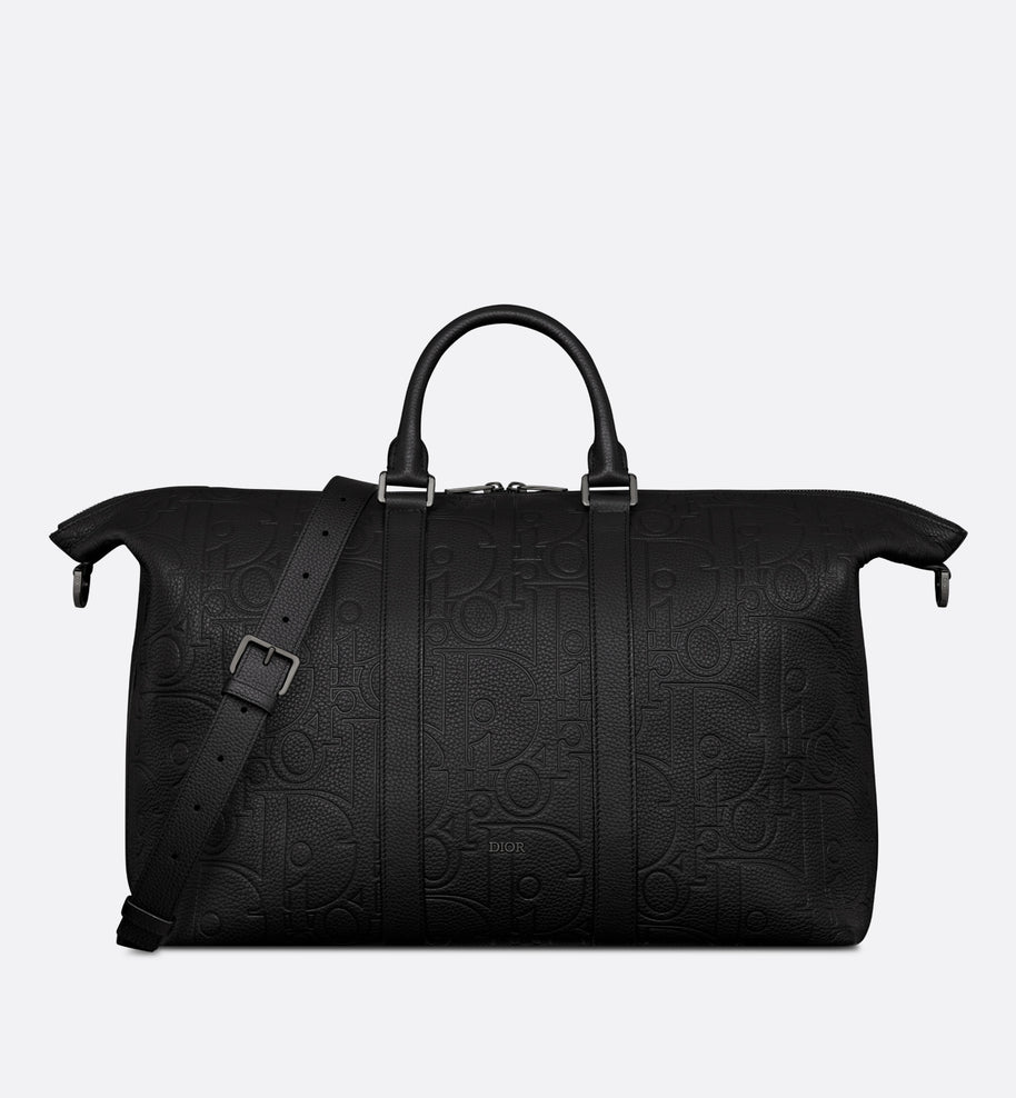 Weekender 40 • Black Maxi Dior Gravity Leather