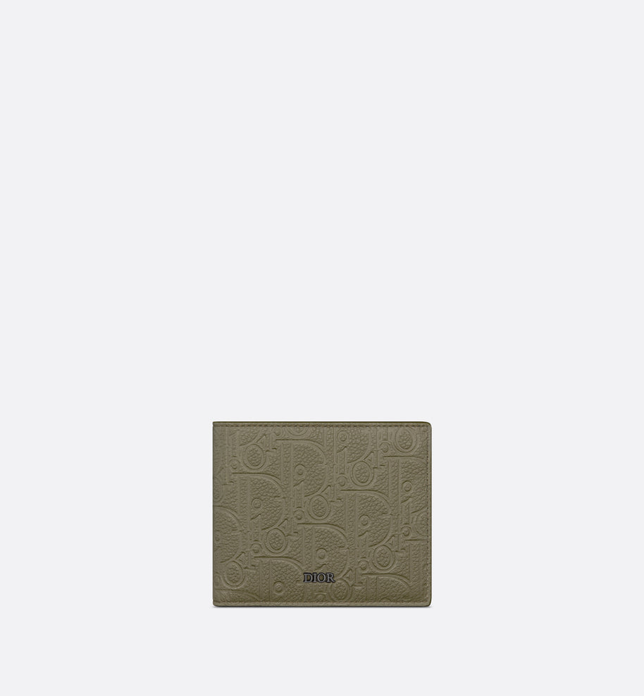 Bifold Wallet • Khaki Dior Gravity Leather