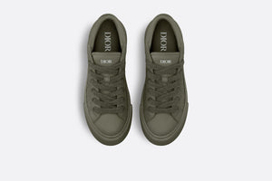 B33 Sneaker • Khaki Grained Calfskin and Khaki Dior Gravity Leather