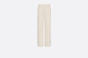 Dior Icons Chinos • White Cotton and Cashmere Blend