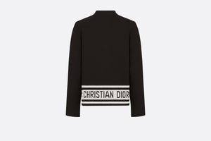 Dior Marinière Jacket • Black and White Cotton and Silk Knit