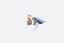 Load image into Gallery viewer, Niki de Saint Phalle Dragon Zodiac Mitzah Scarf • White and Blue Multicolor Silk Twill
