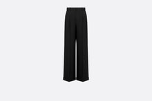 Load image into Gallery viewer, Wide-Leg Pants • Black Wool and Mohair
