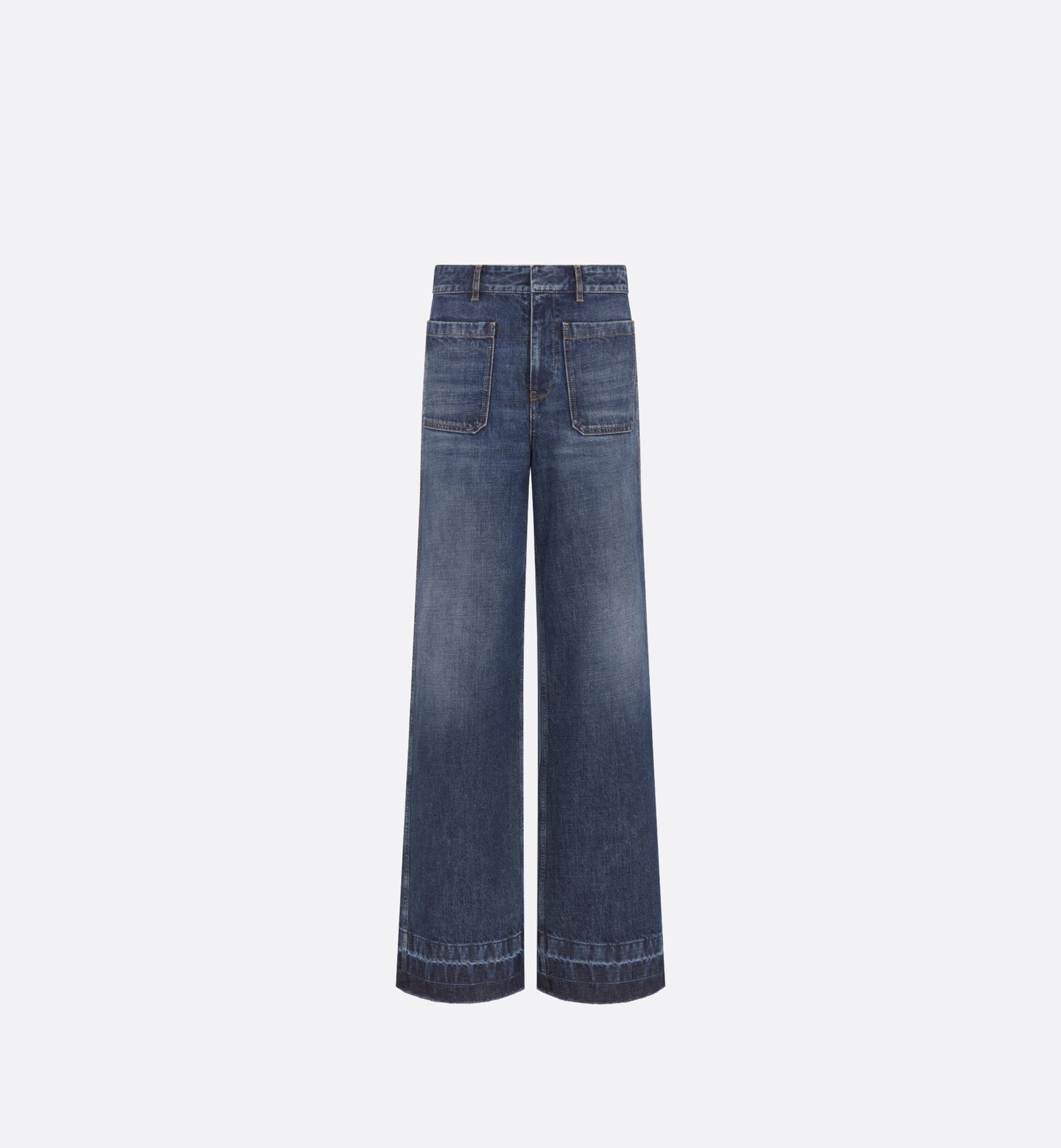 Dior 8 Flared Jeans, D04 • Blue Stonewashed Cotton Denim