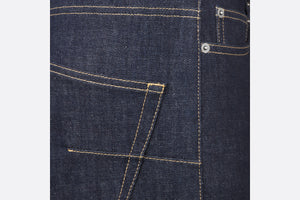 Boyfriend Jeans • Blue Cotton Denim with Dior Oblique Interior