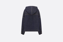 Load image into Gallery viewer, Oversized Hooded Jacket • Blue Cotton Denim with Dior Oblique Interior

