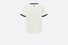 Load image into Gallery viewer, Dioriviera T-Shirt • Ecru and Navy Blue Cotton Jersey
