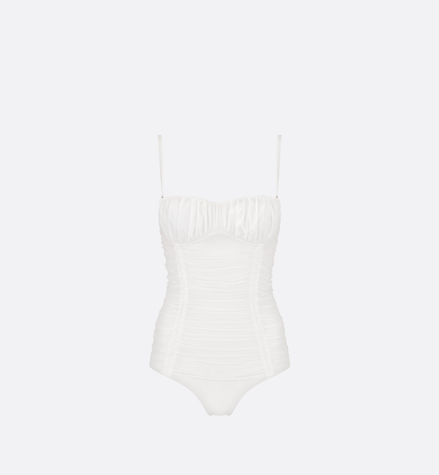 Dioriviera One-Piece Swimsuit • White Technical Fabric