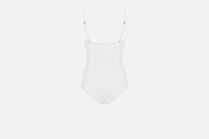 Dioriviera One-Piece Swimsuit • White Technical Fabric