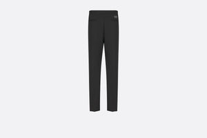 Christian Dior Couture Track Pants • Black Cotton Twill