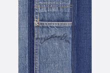 Load image into Gallery viewer, Handwritten Christian Dior Carpenter Jeans • Blue Cotton Twill
