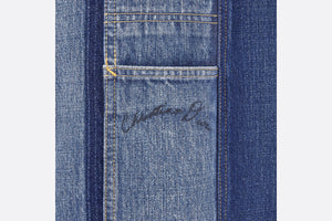 Handwritten Christian Dior Carpenter Jeans • Blue Cotton Twill