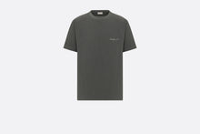 Load image into Gallery viewer, Handwritten Christian Dior Relaxed-Fit T-Shirt • Gray Cotton Jersey
