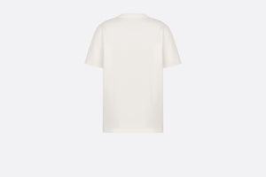 Handwritten Christian Dior Relaxed-Fit T-Shirt • White Cotton Jersey