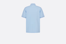 Load image into Gallery viewer, Dior Icons Polo Shirt • Blue Cotton and Silk Piqué
