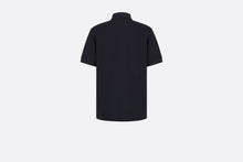 Load image into Gallery viewer, Dior Icons Polo Shirt • Navy Blue Cotton and Silk Piqué
