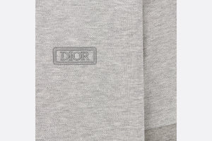 Dior Icons Polo Shirt • Gray Cotton and Silk Piqué