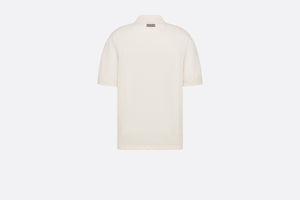 Dior Icons Polo Shirt • White Cotton Piqué and Silk
