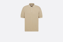Load image into Gallery viewer, Dior Icons Polo Shirt • Beige Cotton and Silk Piqué
